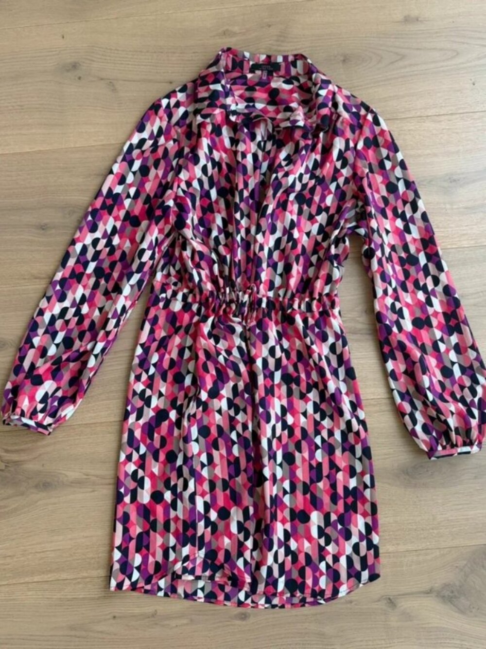 Trina Turk Geometric Print Shirt Dress Size 10
